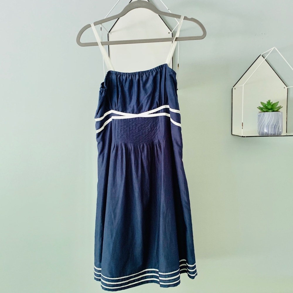 Pink Pineapple Blue Nautical Dress